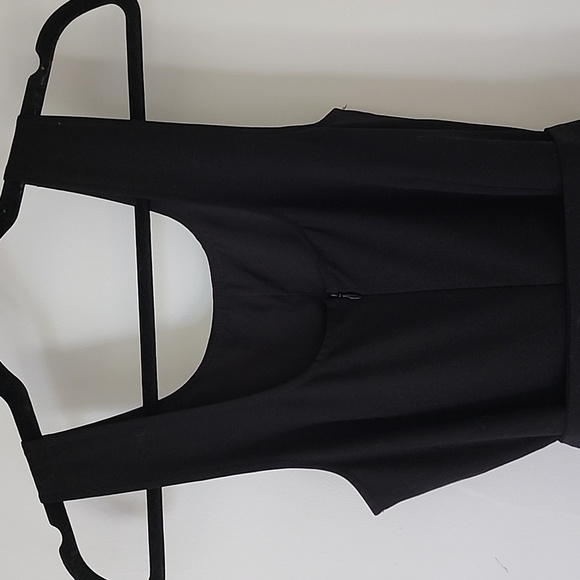 Frank & Oak Straight Leg Gabardine Jumpsuit Black - Picture 8 of 10